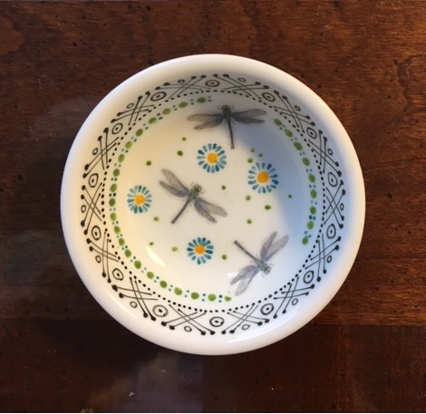 Dragonfly ring dish   