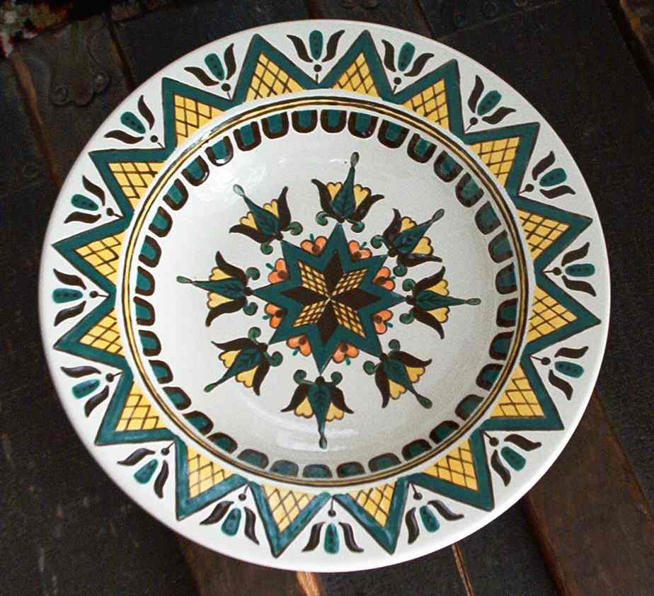 Bowl with Star Pattern   