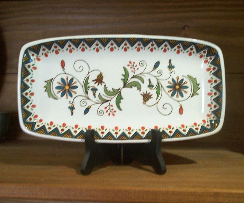 Floral Rectangular Trinket Holder   