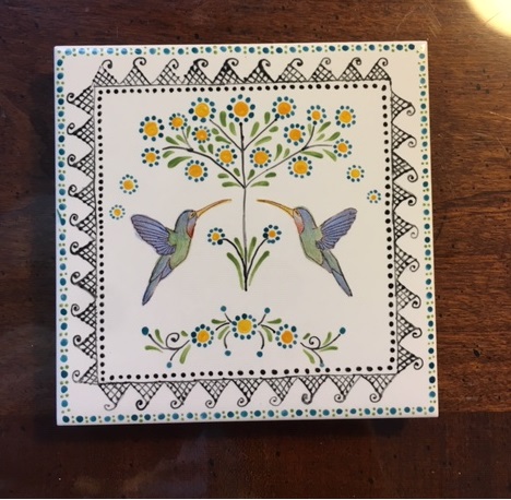 Hummingbird tile   