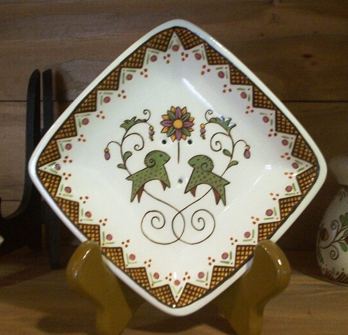 Trinket Holder with Rams   