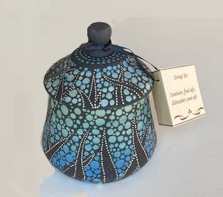 6 inch lidded jar   