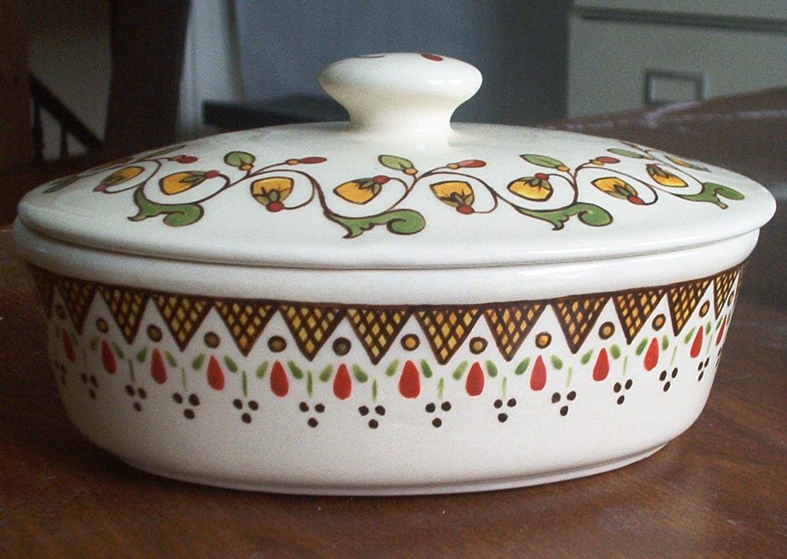Flowered Casserole   