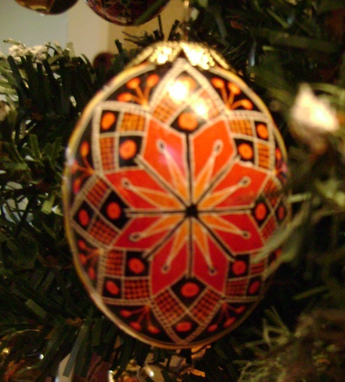 Chicken Pysanky   