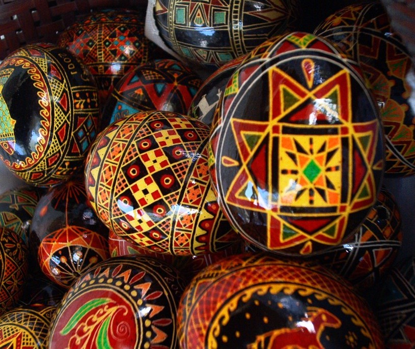 Basket of Pysanky   