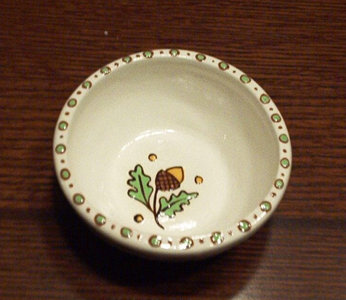 Acorn Trinket Holder   