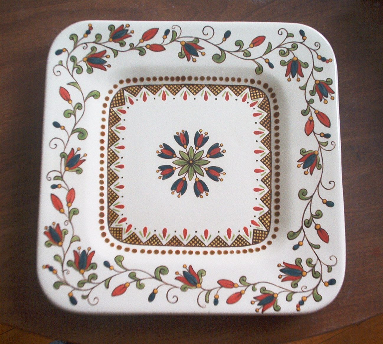 Snowdrop Square Platter   